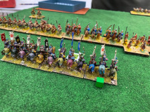 Les cavaliers arc Samouraïs tentent de harceler la cavalerie lourde des Chinois des Trois Royaumes.