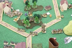 Autriche contre France en vue aérienne.