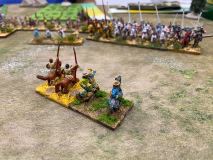 Des éclaireurs des Royaumes des Taïfas tentent une reconnaissance sur les Croisés.