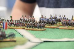 Les Anglo-Portugais  accompagnés de soldats écossais en kilt !