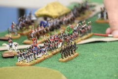 La ligne Anglo-Portugaise avance sur les positions ennemies.