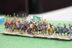 Le général des cavaliers Arabe avance vers les Vikings.