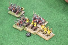 Une unité de cavalerie Perse en fâcheuse posture.