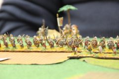 L'armée Arabe défendant chèrement son camp.