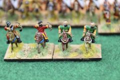 La cavalerie légère Byzantine ouvre la marche.