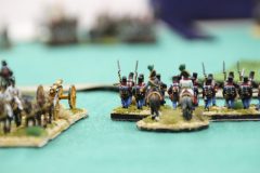 Les Français avancent en direction des Autrichiens.