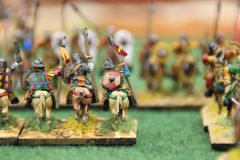 La cavalerie lourde des Francs est en difficulté face aux chevaliers Byzantins.