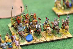 Les derniers instants d'une unité de chevaliers Byzantins isolée.
