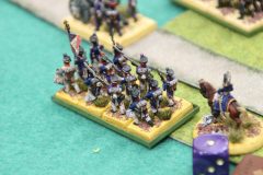 Une unité Française se jette dans la bataille.
