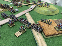 Les Anglais passent à l'attaque des lignes Françaises.