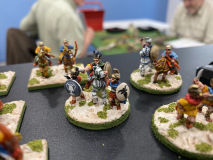 Un super général Thrace peint par Philippe ! Boucliers en freehand !