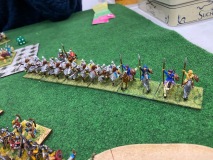 Cavalerie Bédouine en formation de charge.