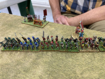 Le général Samouraï protège le camp avec son corps d'armée.