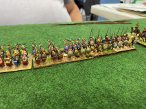 Des hoplites à perte de vue dans l'armée Grecque Classique.