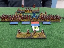 La légion Romaine Haut Empire protège son camp fortifié.