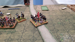 L'infanterie Anglaise au déploiement.