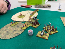 Les escargots soutenus par des Nains légers affrontent une unité de chevaliers !