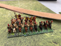 La cavalerie de l'armée Romain du Triumvirat combat son homologue de l'armée Germanique.