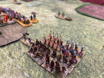 Les Germains ne lâchent pas une once de terrain aux Romains.
