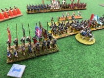 Le combat fut rude pour les Bourguignons.