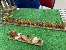 La cavalerie Hindou déployée en ligne parfaite.
