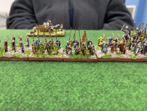 L'infanterie Normande au déploiement.