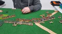 Francs Carolingiens contre Normands. La bataille se met en place...