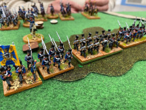 Les soldats Prussiens semblent ravis d'aller au combat !