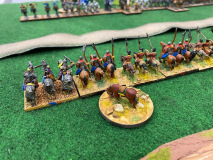 La cavalerie lourde des Chinois Dynastie Nord & Sud se déploie.