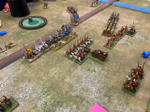 Les Polonais Féodaux chargent l'armée Mongole.