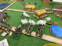 Les Chouans tentent le tout pour le tout ! La bataille fait rage au milieu  du terrain !