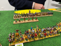 L'allié Viking des Francs Carolingiens presse le pas pour contacter les lanciers Arabes...