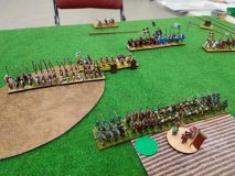 L'infanterie Croisée Tardive tient la colline sous les tirs des arcs Samouraïs !