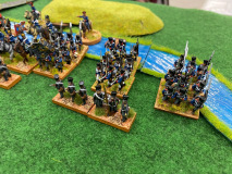 L'armée Prussienne doit traverser une rivière dès le déploiement. Pas pratique !