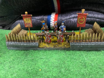 Le général Romain Haut Empire savoure la vision du champ de bataille..