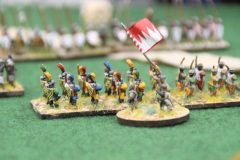 Le général Écossais félicite ses troupes.