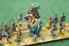 Général Indien sur son éléphant de combat.