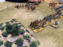 L'infanterie Berbère va tenter de bloquer la mobilité des Mongols.