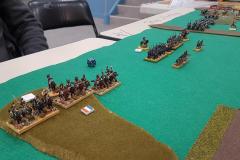 La cavalerie s'empare de la colline