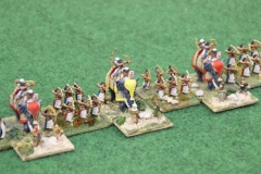 Formation d'éléphants Indiens.