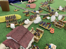 Le champ de bataille opposant les Ottomans aux Anglais et consorts vu du ciel.