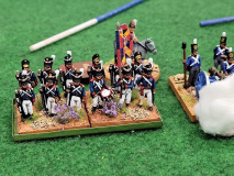 Une unité d'infanterie sous commandement Anglais.