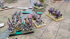Une unité de cavaliers Russes affronte de l'infanterie Polonaise qui tient bon !