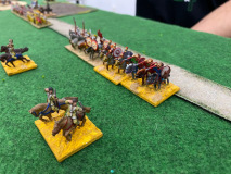 La cavalerie lourde des Romains Bas Empire au déploiement.