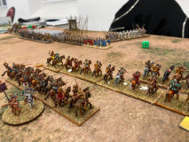 Les Séleucides reste en position défensive alors que la cavalerie Mithridate progresse rapidement.