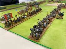 Les lignes de cavalerie Byzantine Nicéphorienne et Kurde juste avant l'impact.