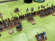 Des trous commencent à apparaitre dans les rangs Kurdes face aux Byzantins Nicéphoriens.
