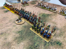 Les chevaliers Taifas chargent les Anglais Féodaux en compagnie du Cid en personne !