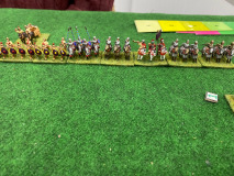 Cavalerie lourde, cataphracte et légionnaires Romains Bas Empire au déploiement.