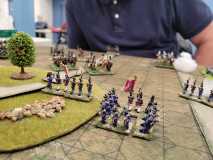 Infanterie Polonaise face à l'ennemi.